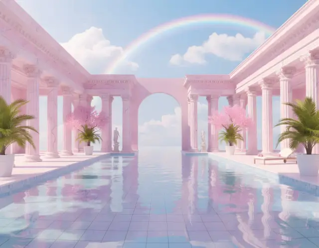 rainbow columns